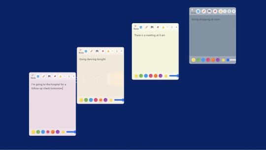 Transparent Sticky Notes screenshot 1
