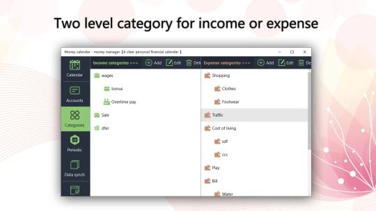 Money Manager Calendar - Spending, Budget screenshot 1