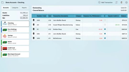 EZ Register screenshot 2