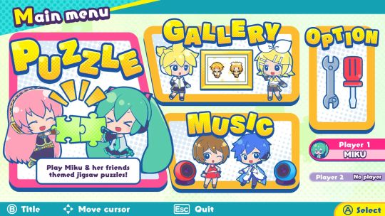Hatsune Miku Jigsaw Puzzle screenshot 2