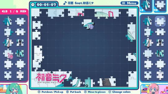 Hatsune Miku Jigsaw Puzzle screenshot 5