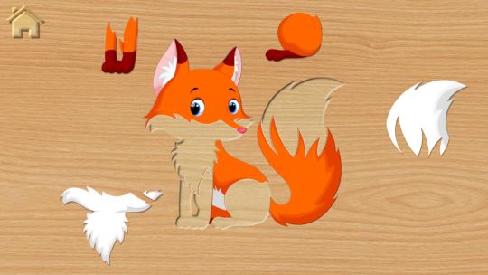 Пазлы для малышей - Веселые Животные, полная игра. screenshot 2