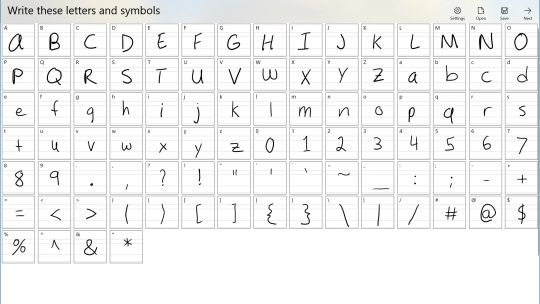 Microsoft Font Maker screenshot 1