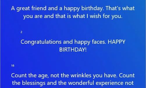 Birthday Wishes screenshot 1