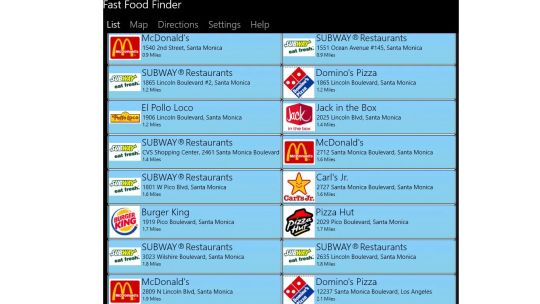 Fast Food Finder screenshot 5