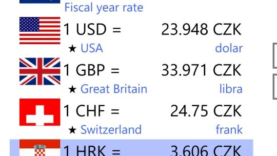 Exchange rates free screenshot 2