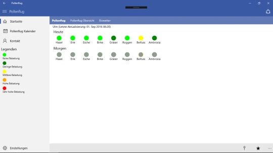 Pollenflug screenshot 4
