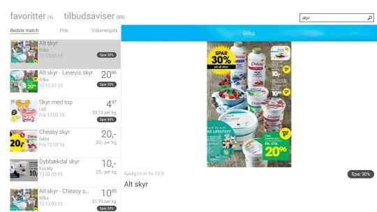 minetilbud screenshot 3