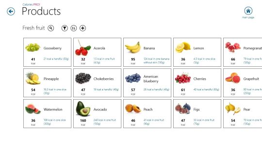 Calories PRO! screenshot 2