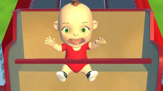 Bebé Babsy Parque De Atracciones 3D - Niño Que Habla, Montaña Rusa, Carrera De Barcos, Mago etc. screenshot 2