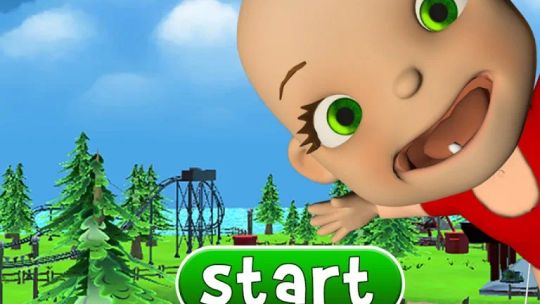 Bebé Babsy Parque De Atracciones 3D - Niño Que Habla, Montaña Rusa, Carrera De Barcos, Mago etc. screenshot 4