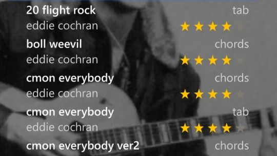 GuitarTab - Guitar tabs and chords Pro screenshot 2
