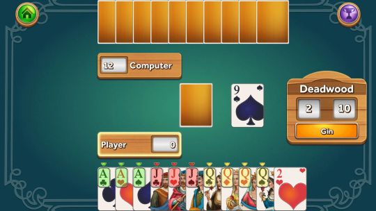 Gin Rummy Deluxe screenshot 2