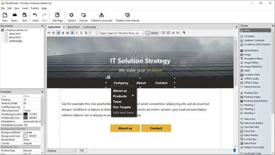 RocketCake Responsive Website Designer Free screenshot 2