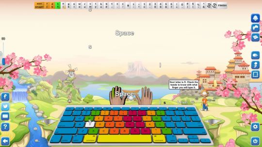 Typing Fingers LT screenshot 1