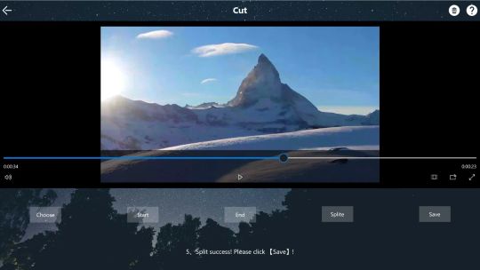 Video Editor UWP screenshot 1