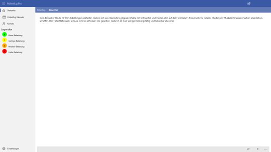 Pollenflug Pro screenshot 3
