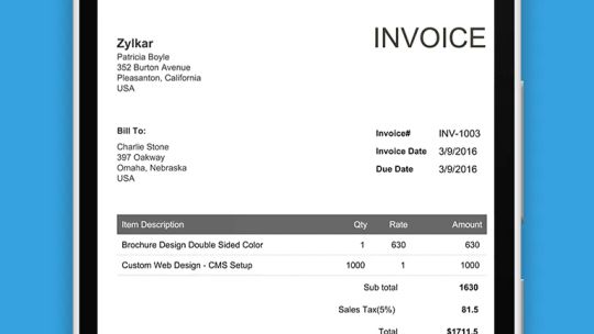Free Invoice Generator screenshot 4