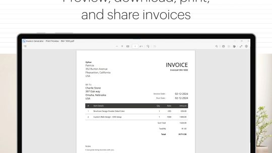 Free Invoice Generator screenshot 5