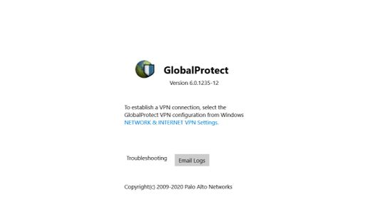 GlobalProtect screenshot 2