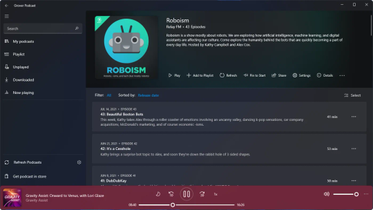 Grover Podcast screenshot 2
