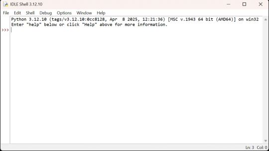 Python 3.12 screenshot 1