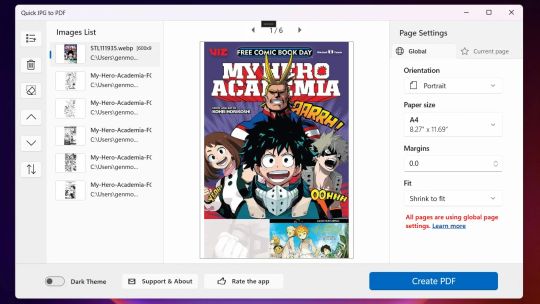 Quick JPG to PDF (Offline) screenshot 1