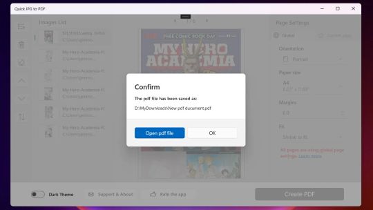 Quick JPG to PDF (Offline) screenshot 4