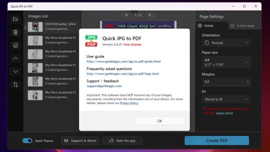 Quick JPG to PDF (Offline) screenshot 5