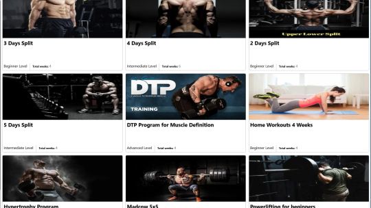 myWorkout - Fitness Training screenshot 4
