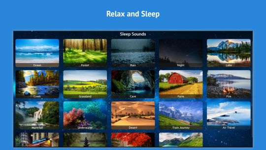 Sonidos para dormir: dormir, calmarse y meditar screenshot 1