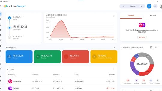 Minhas Finanças - Controle Financeiro Pessoal screenshot 1