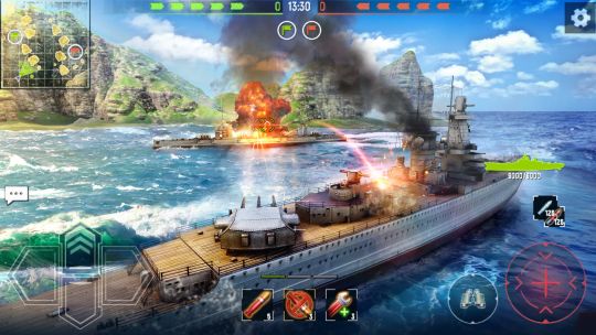 Navy War:Бойові Кораблі Онлайн screenshot 1