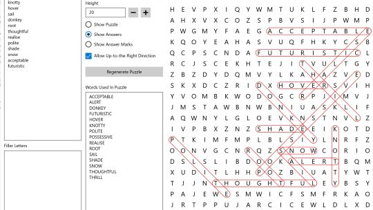 Word Search Puzzle Generator screenshot 1