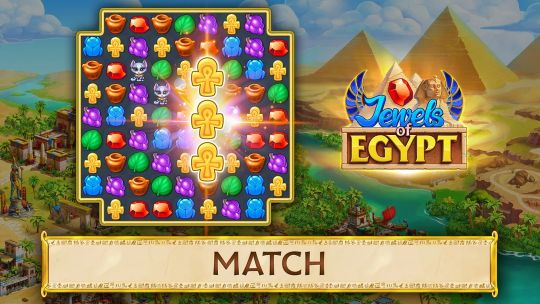 Jewels of Egypt: 3 в ряд screenshot 1