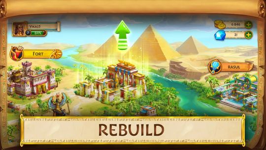 Jewels of Egypt: 3 в ряд screenshot 2