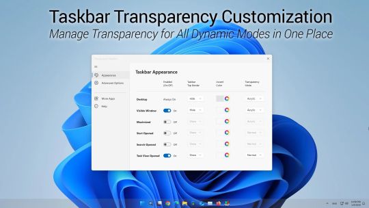 Taskbar Translucent screenshot 3