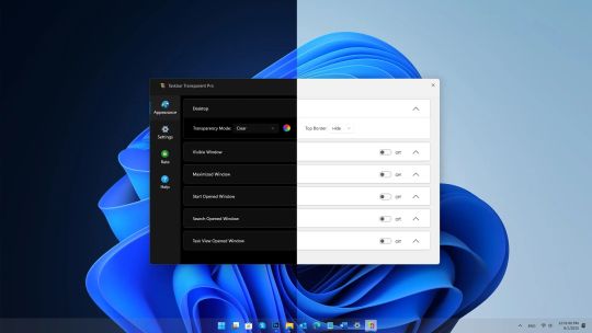 Taskbar Transparent Pro screenshot 2