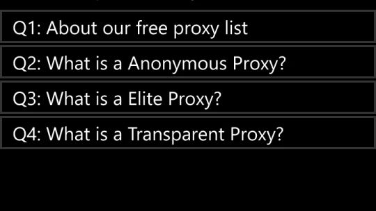 Proxy List Free screenshot 3