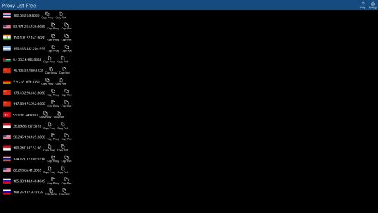 Proxy List Free screenshot 4