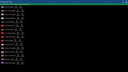 Proxy List Free screenshot 5
