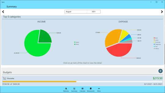 Saru - Money and expenses screenshot 3