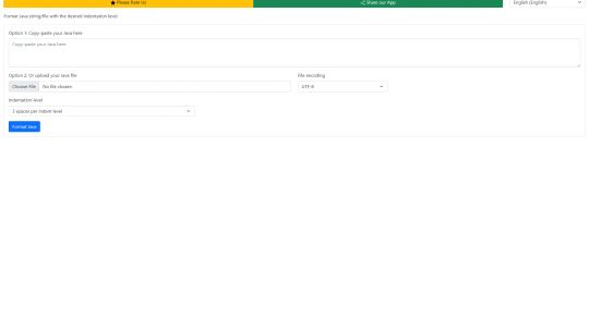 Java Formatter screenshot 1