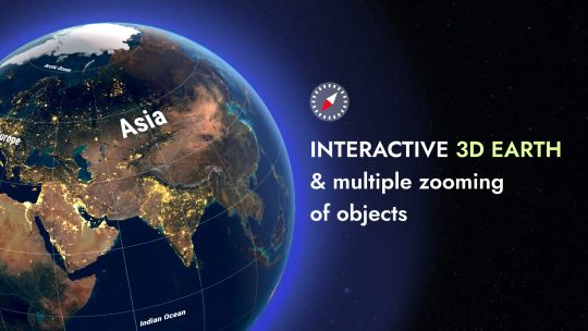 Глобус 3D - Географический атлас и энциклопедия screenshot 1