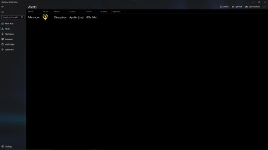 Warframe World Status screenshot 2