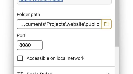 Simple Web Server screenshot 2