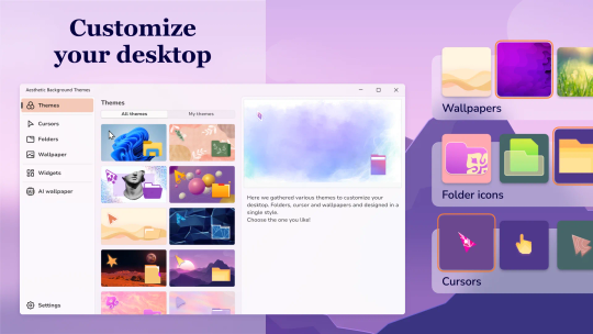 Aesthetic Desktop Themes - HD Wallpapers & Widgets screenshot 1