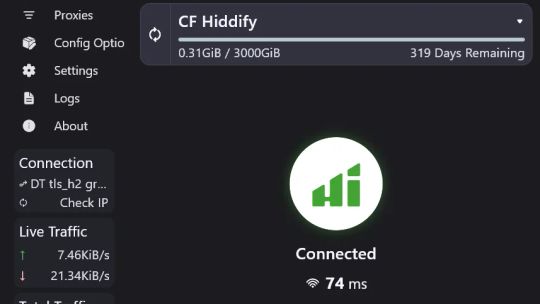 Hiddify screenshot 1