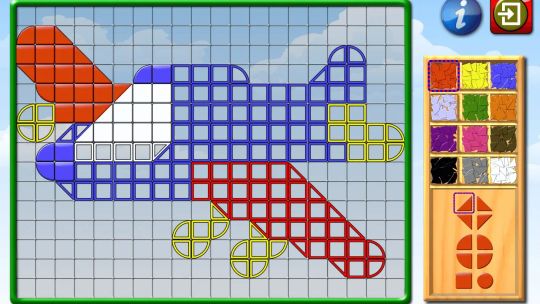 Los niños mosaico arte forma y Color foto rompecabezas screenshot 5