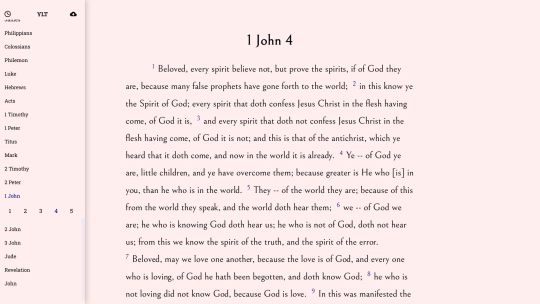 Bolls Bible screenshot 1
